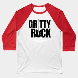 Gritty Rock Radio classic logo Baseball T-Shirt